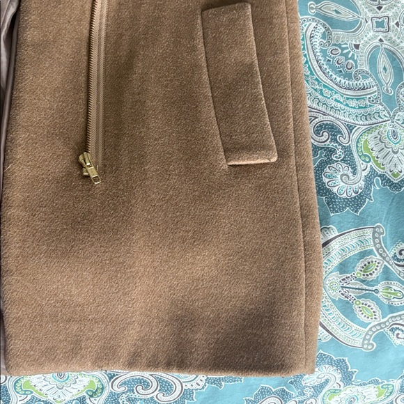 J. Crew Women's Camel Wool Coat - Picture 6 of 6